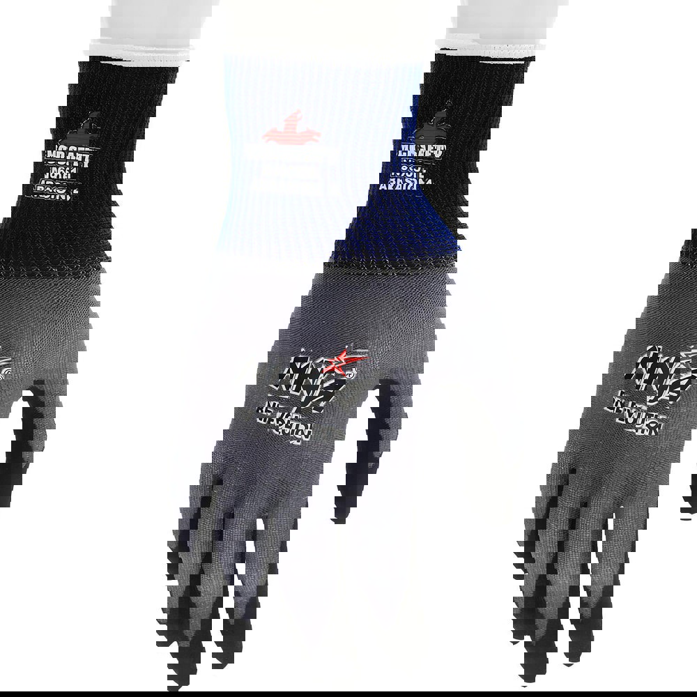 Abrasion-Resistant Gloves: Size XL, Nitrile, Nylon & Nylon Blend